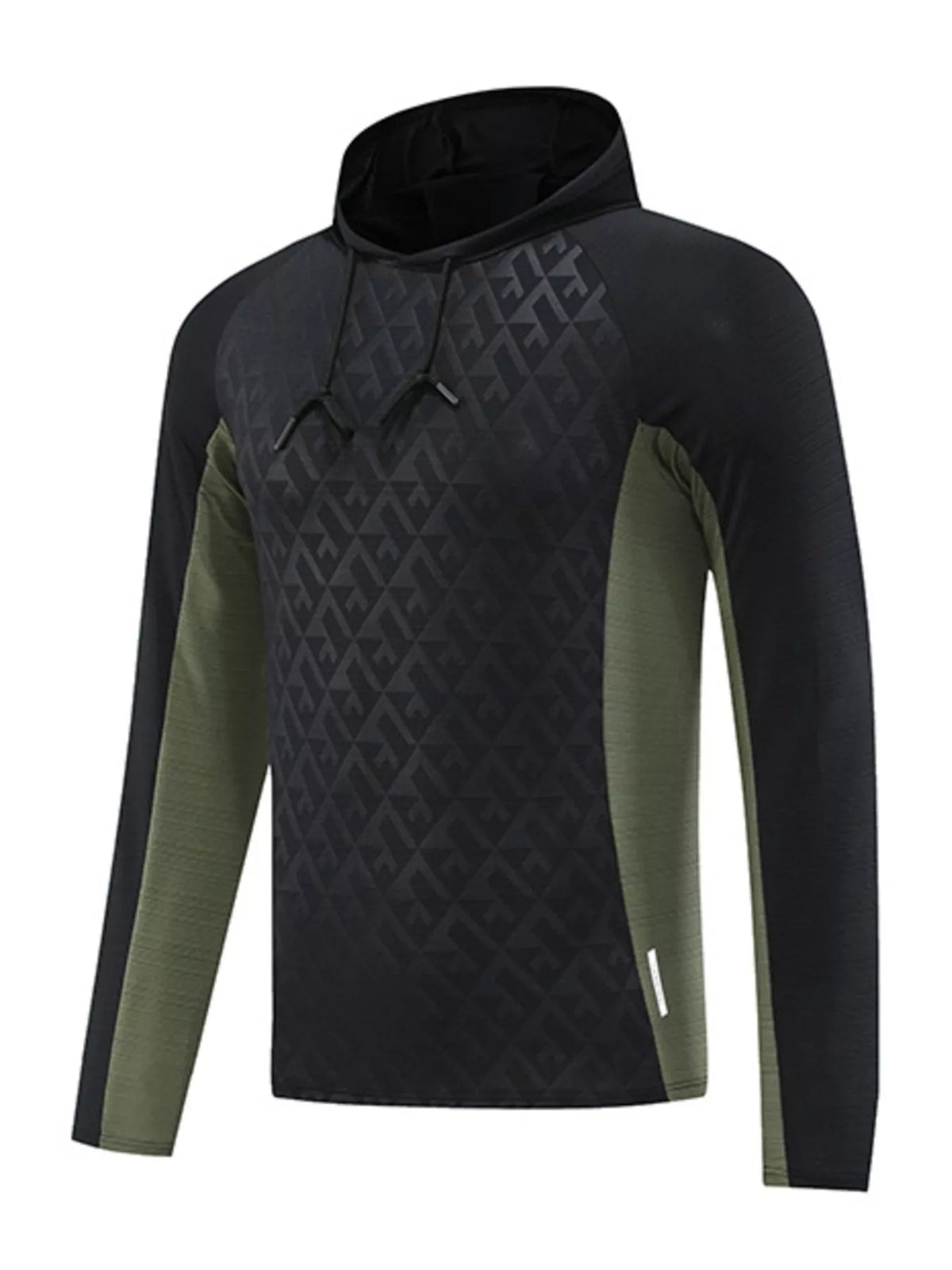 Men's Raglan Sleeve Athletic Hoodie - Sizes M to 3XL