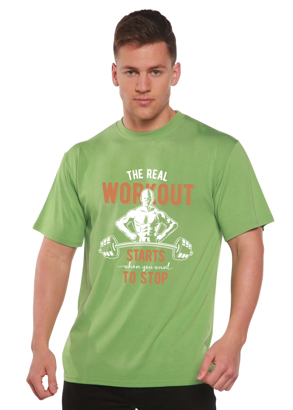 The Real Workout - Men's Bamboo Viscose and Organic Cotton T-Shirt