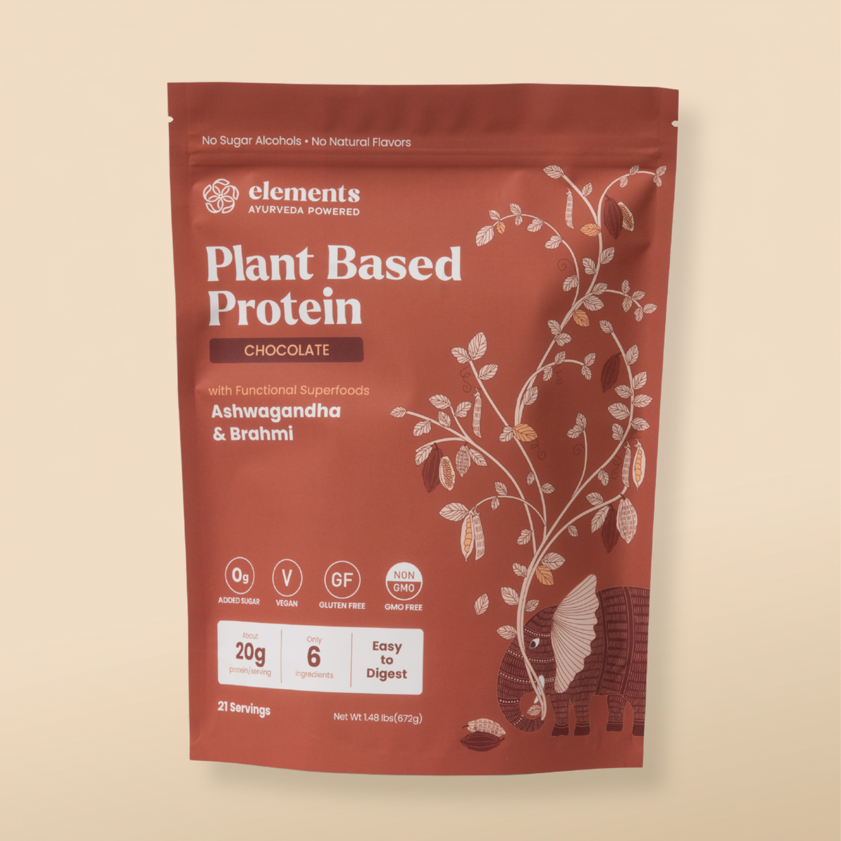 Chocolate Plant-Based Protein - 21 Servings