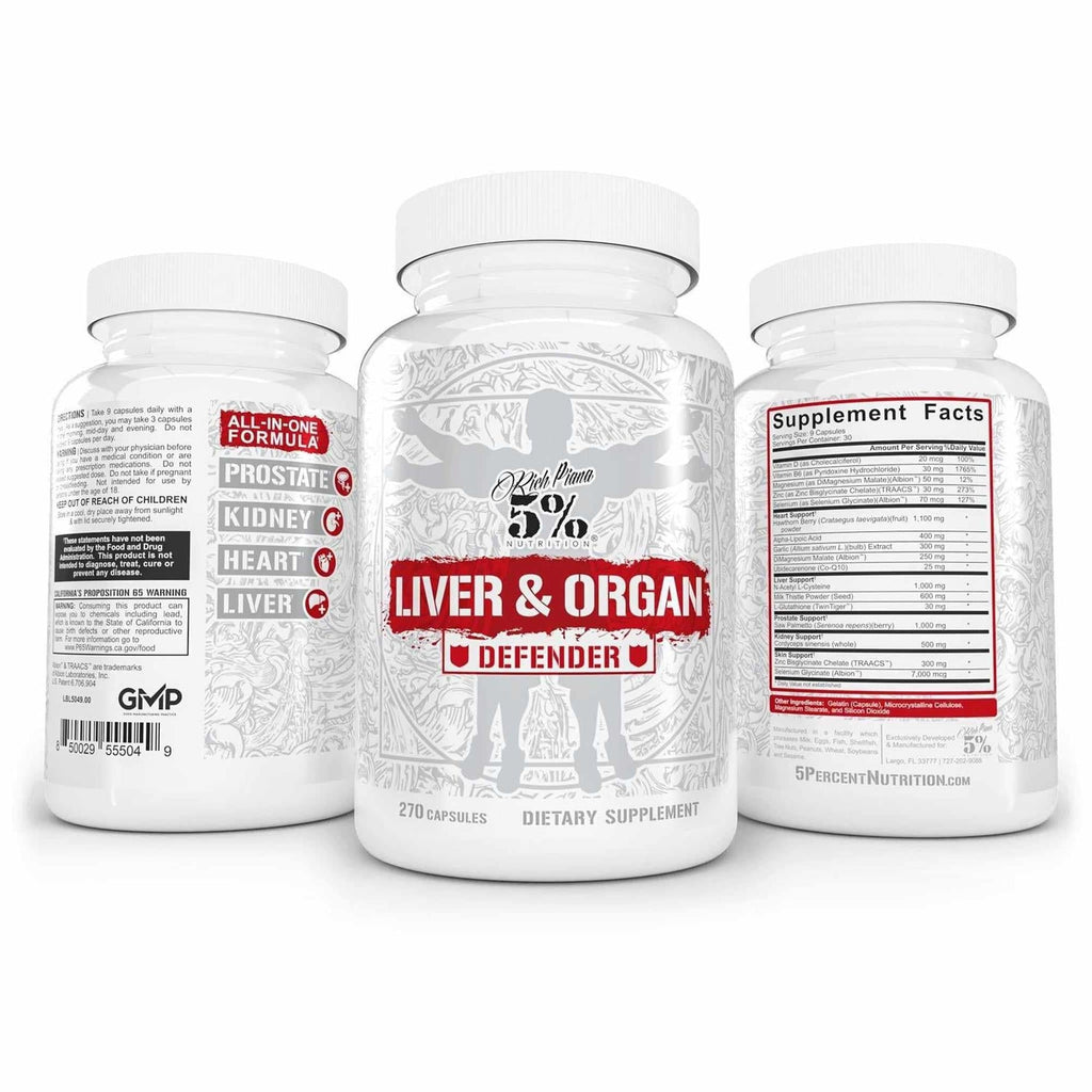 5% Nutrition Liver & Organ Defender - Suplemento alimenticio