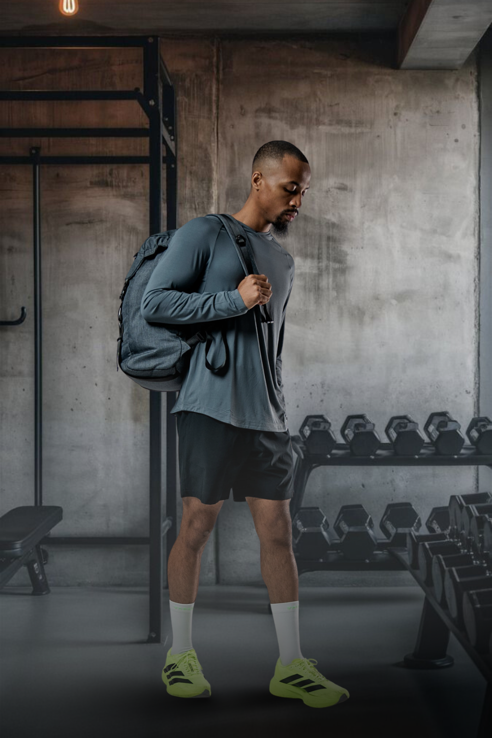 Terra Element - Men's Lightweight Hooded Shirt, Ash Gray