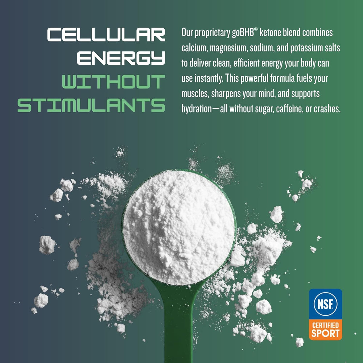 CleanForm Nutrition goBHB - Suplemento de BHB en polvo
