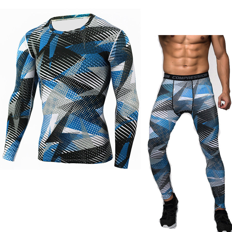 Men's Compression Set - Long-Sleeve Shirt and Tights