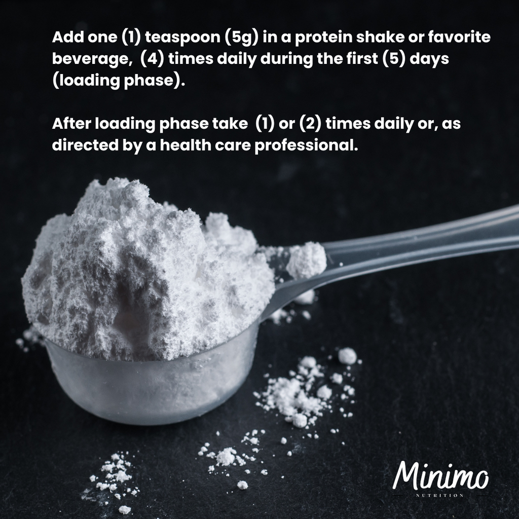Minimo Nutrition - Creatine Monohydrate Powder, 250 g (8.8 oz)