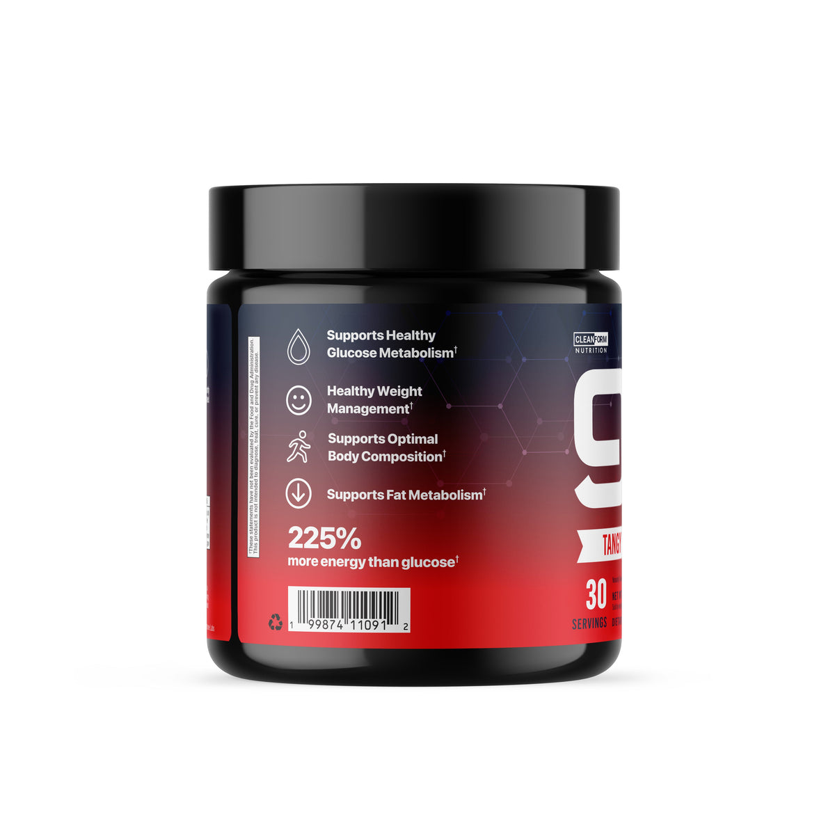 CleanForm Nutrition goBHB - Suplemento de BHB en polvo