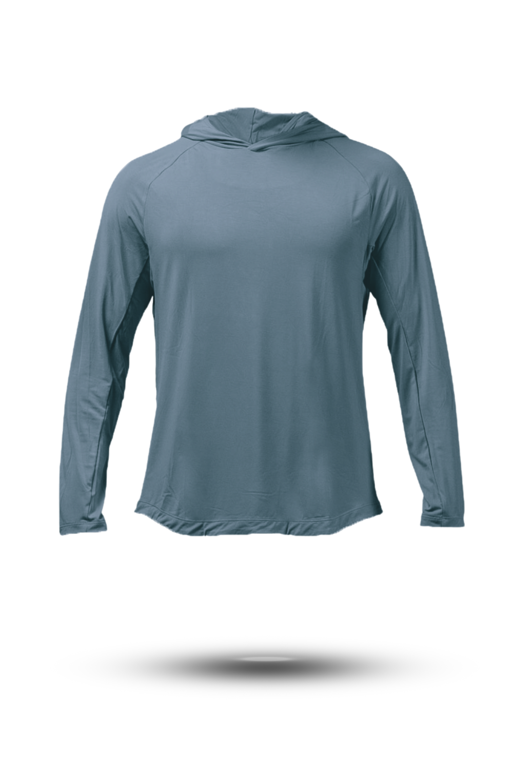 Terra Element - Men's Lightweight Hooded Shirt, Ash Gray