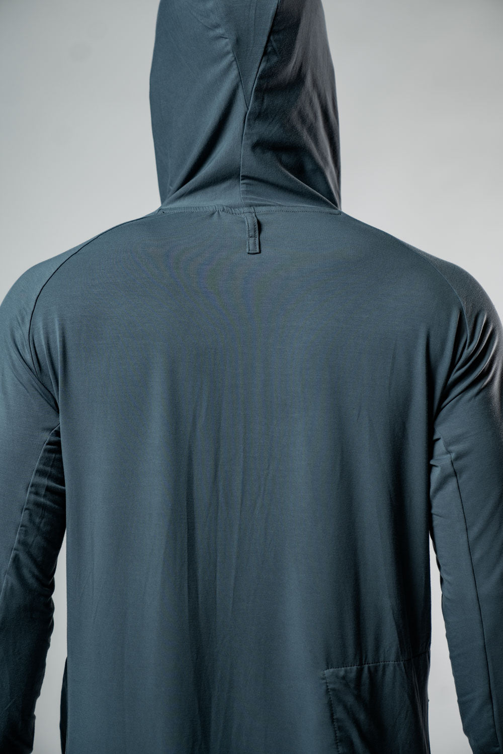 Terra Element - Men's Lightweight Hooded Shirt, Ash Gray