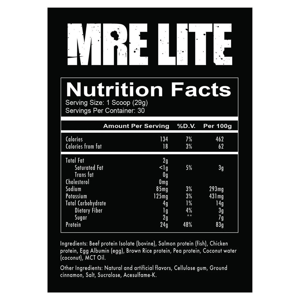 REDCON1 MRE Lite - Proteína en polvo