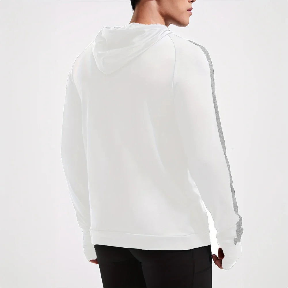 Men's Breathable Compression Hoodie - Running and Training