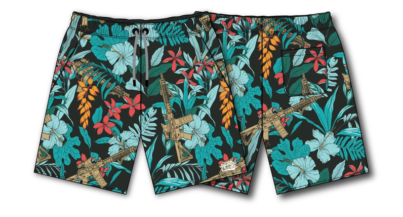 Pantalón corto de entrenamiento Performance para hombre, 5,5 pulgadas - Tactical Tropic