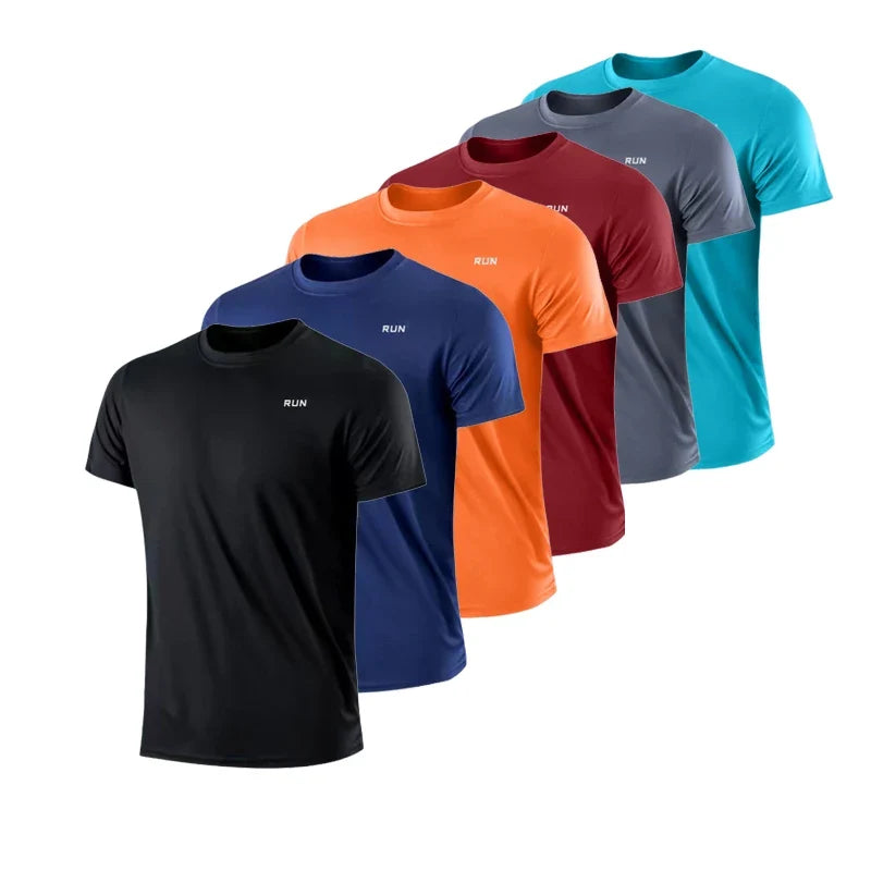 Camiseta deportiva de secado rápido para hombre - Running y gimnasio