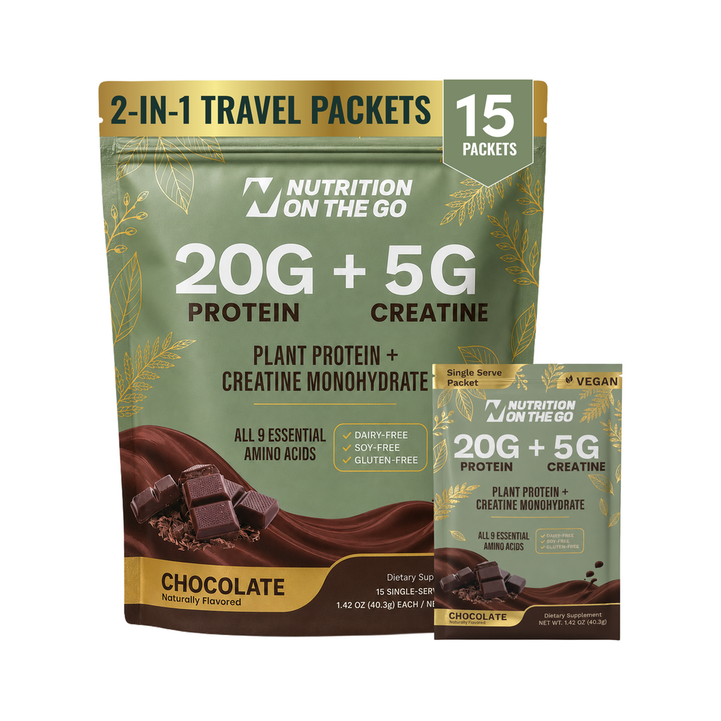 Proteína vegana + creatina 2 en 1 - Sobres individuales