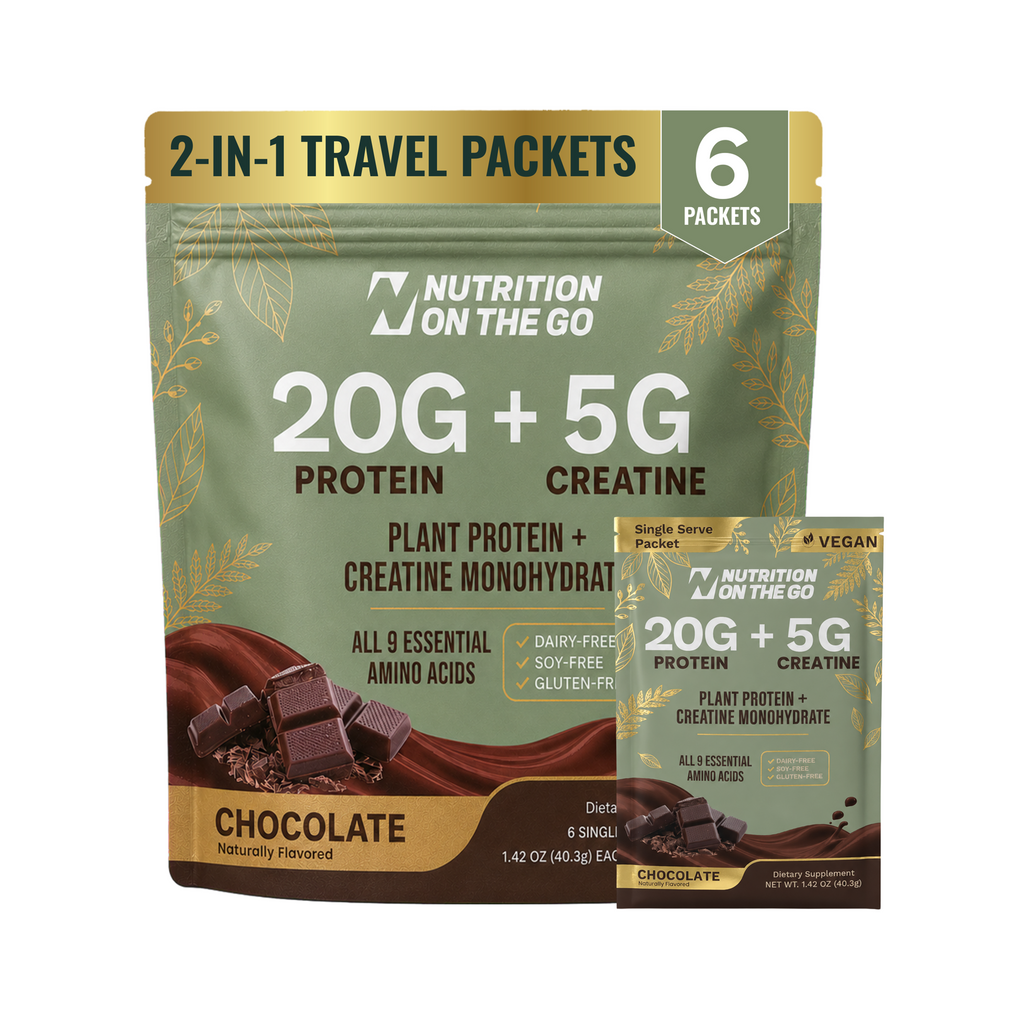 Proteína vegana + creatina 2 en 1 - Sobres individuales
