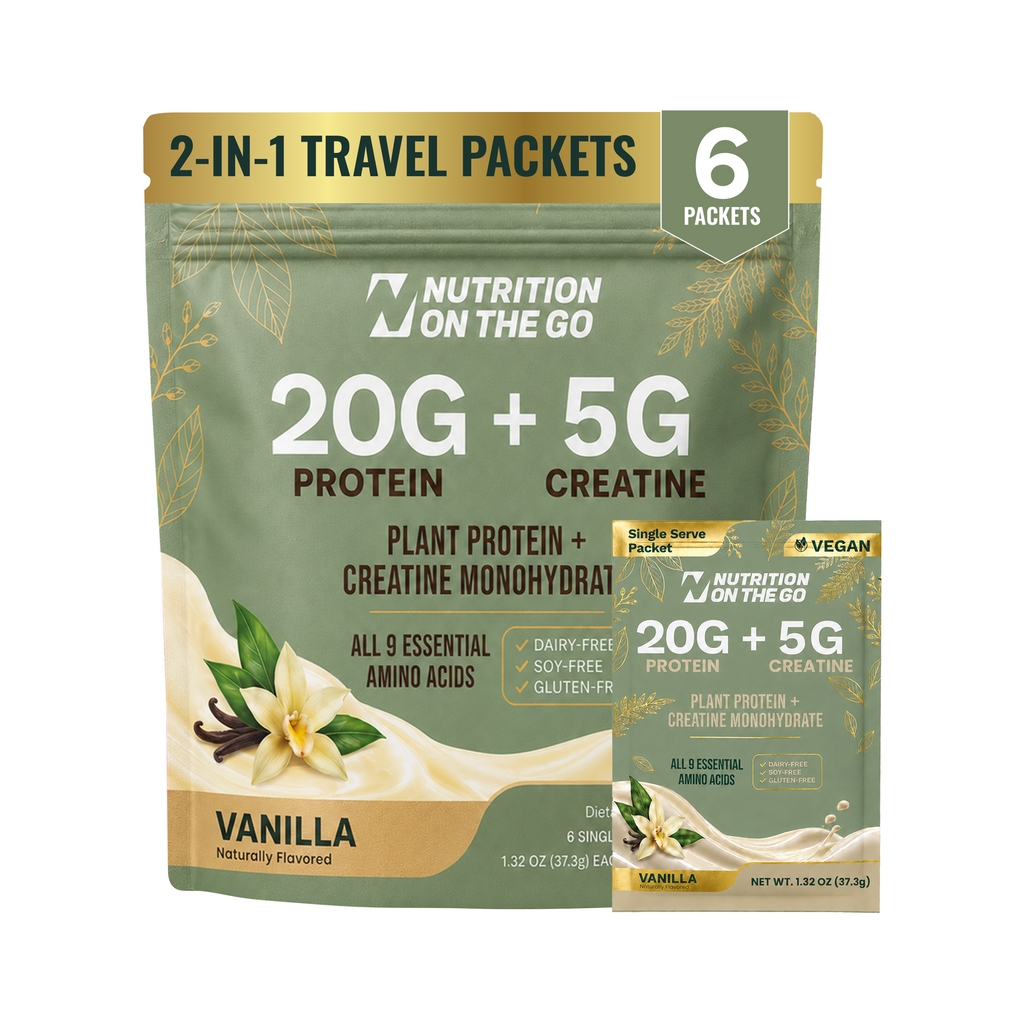 Proteína vegana + creatina 2 en 1 - Sobres individuales