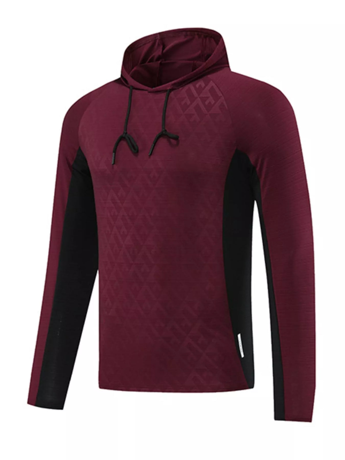 Men's Raglan Sleeve Athletic Hoodie - Sizes M to 3XL