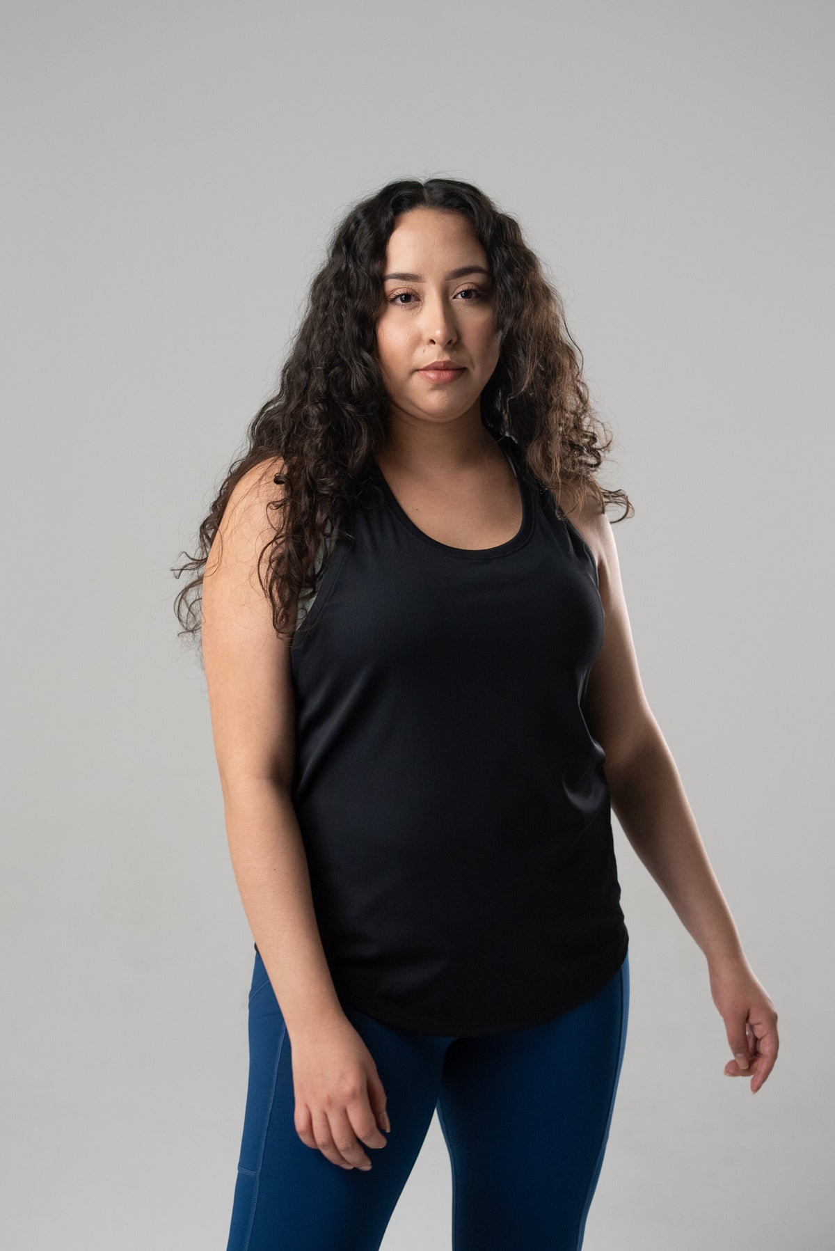 Top de tirantes de canalé Always Worthy para mujer