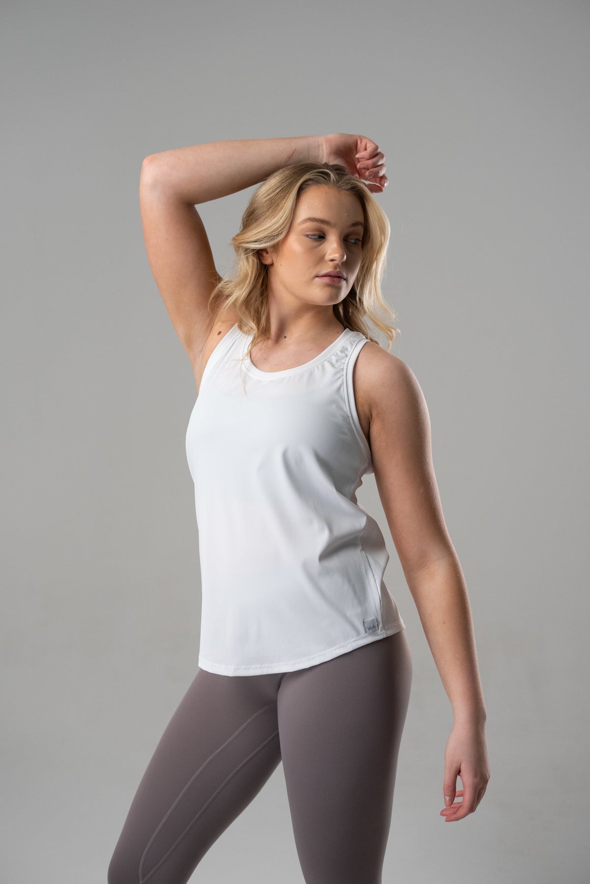 Top de tirantes de canalé Always Worthy para mujer
