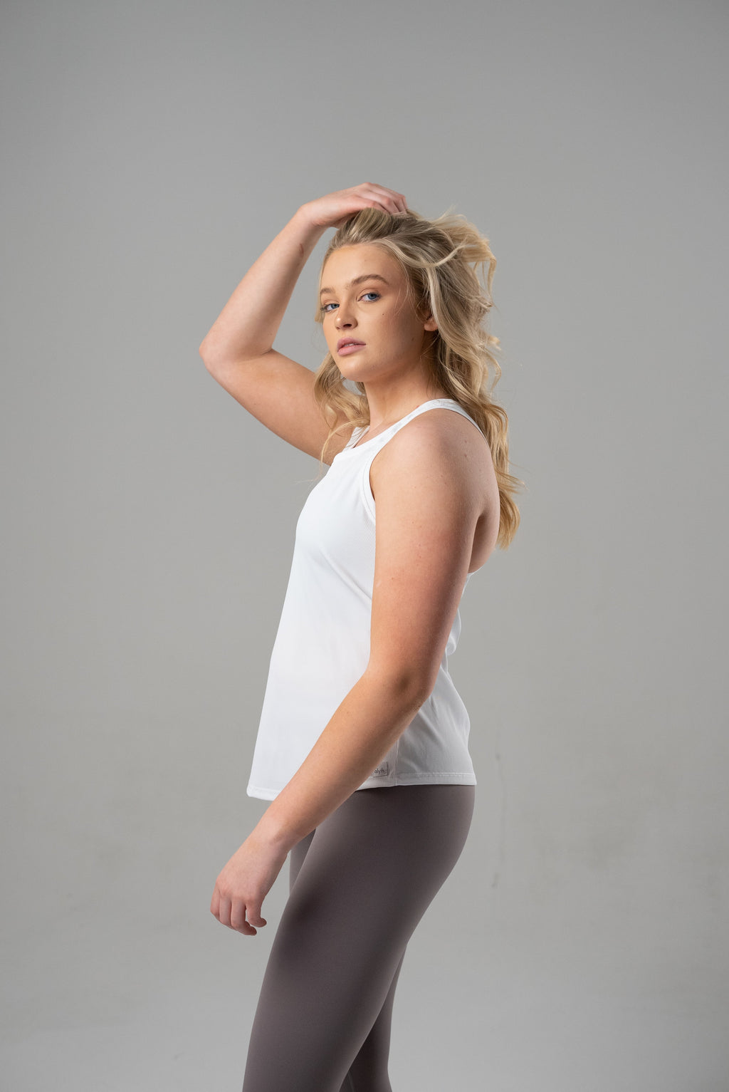 Top de tirantes de canalé Always Worthy para mujer
