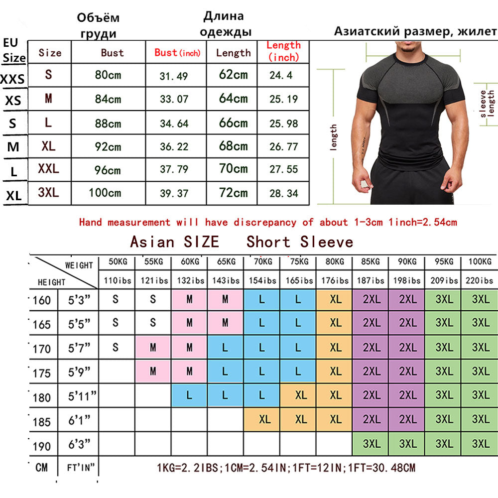 Camiseta de compresión para hombre con paneles de malla - Manga corta