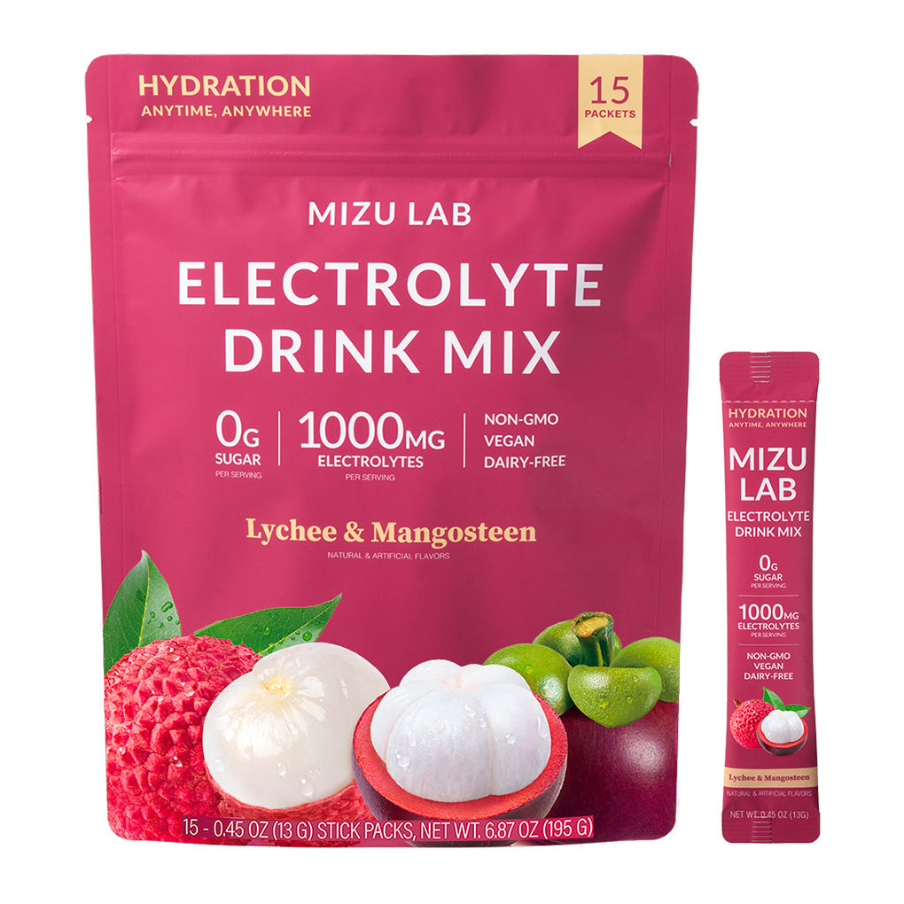 Zero Sugar Lychee Mangosteen Electrolytes - 15 Sticks