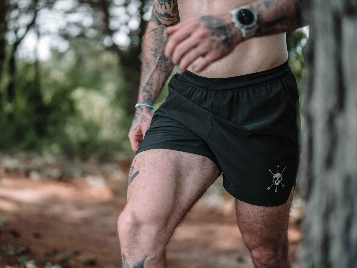 Pantalón corto HybriFlex para hombre - Negro