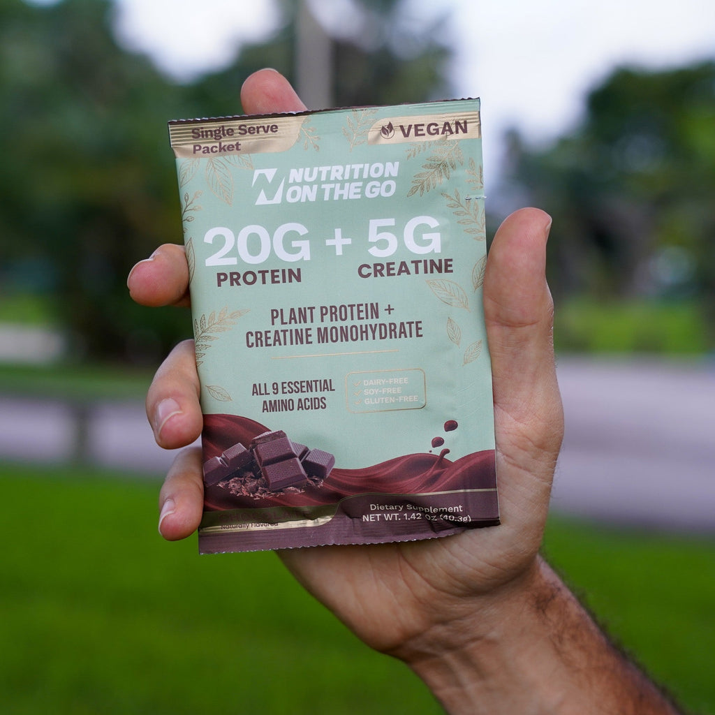 Proteína vegana + creatina 2 en 1 - Sobres individuales